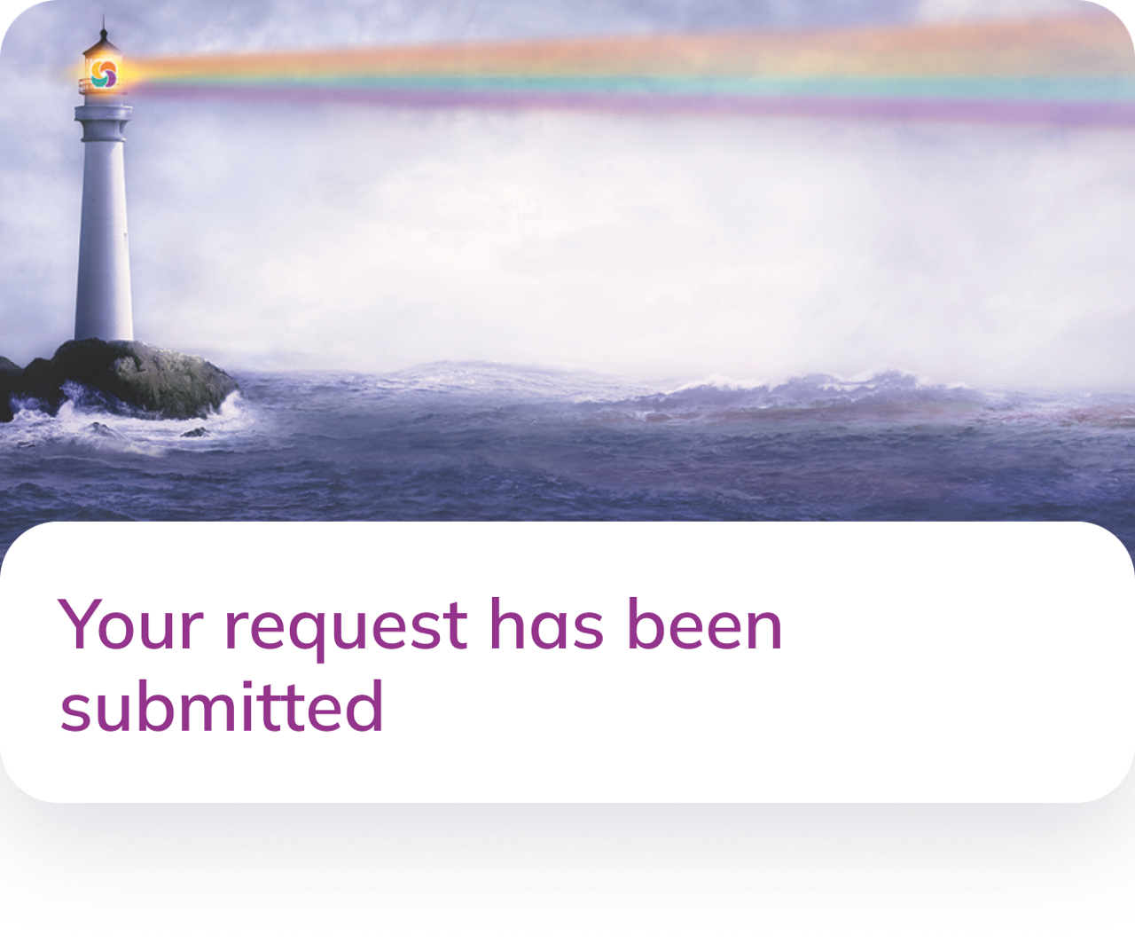 Your request has been submitted